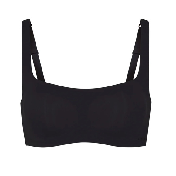 SKIMS Naked Scoop Bralette in Onyx Black size XS - Picture 6 of 7